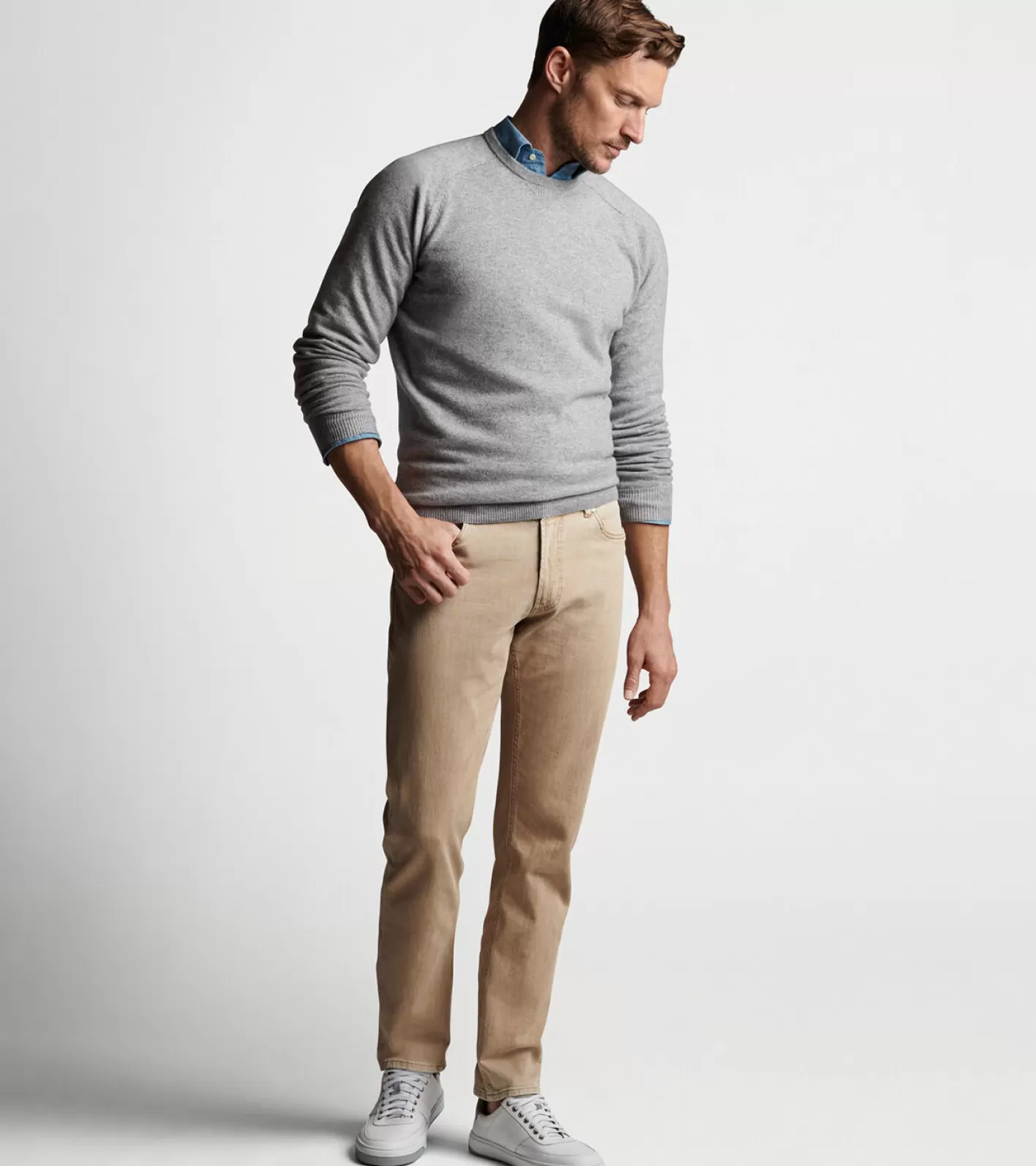 Sweaters | Sport Shirts-Peter Millar Sweaters | Sport Shirts Artisan Crafted Cashmere Flex Crew