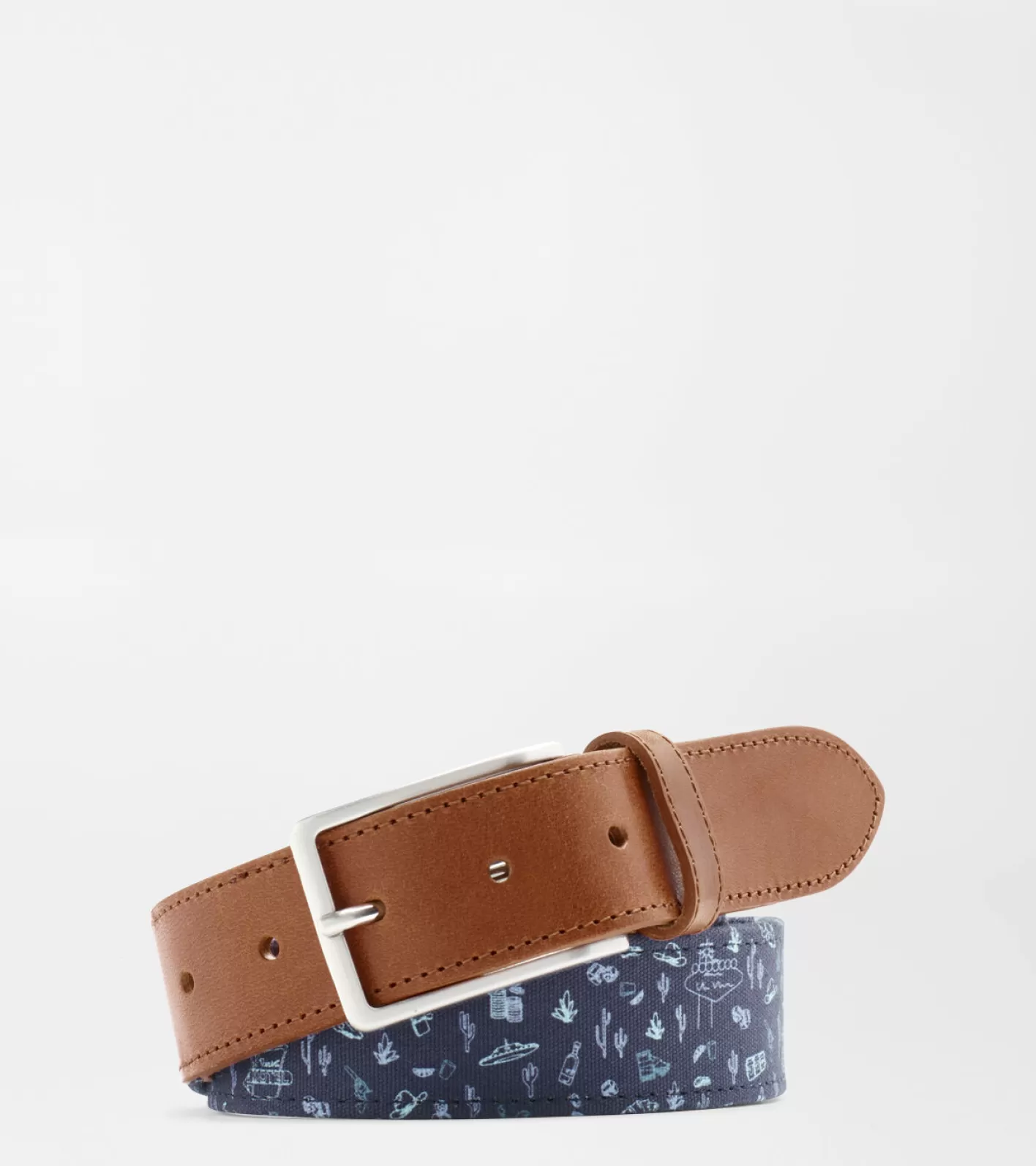 Mountain Getaway-Peter Millar Mountain Getaway Badlands Bluff Printed Belt