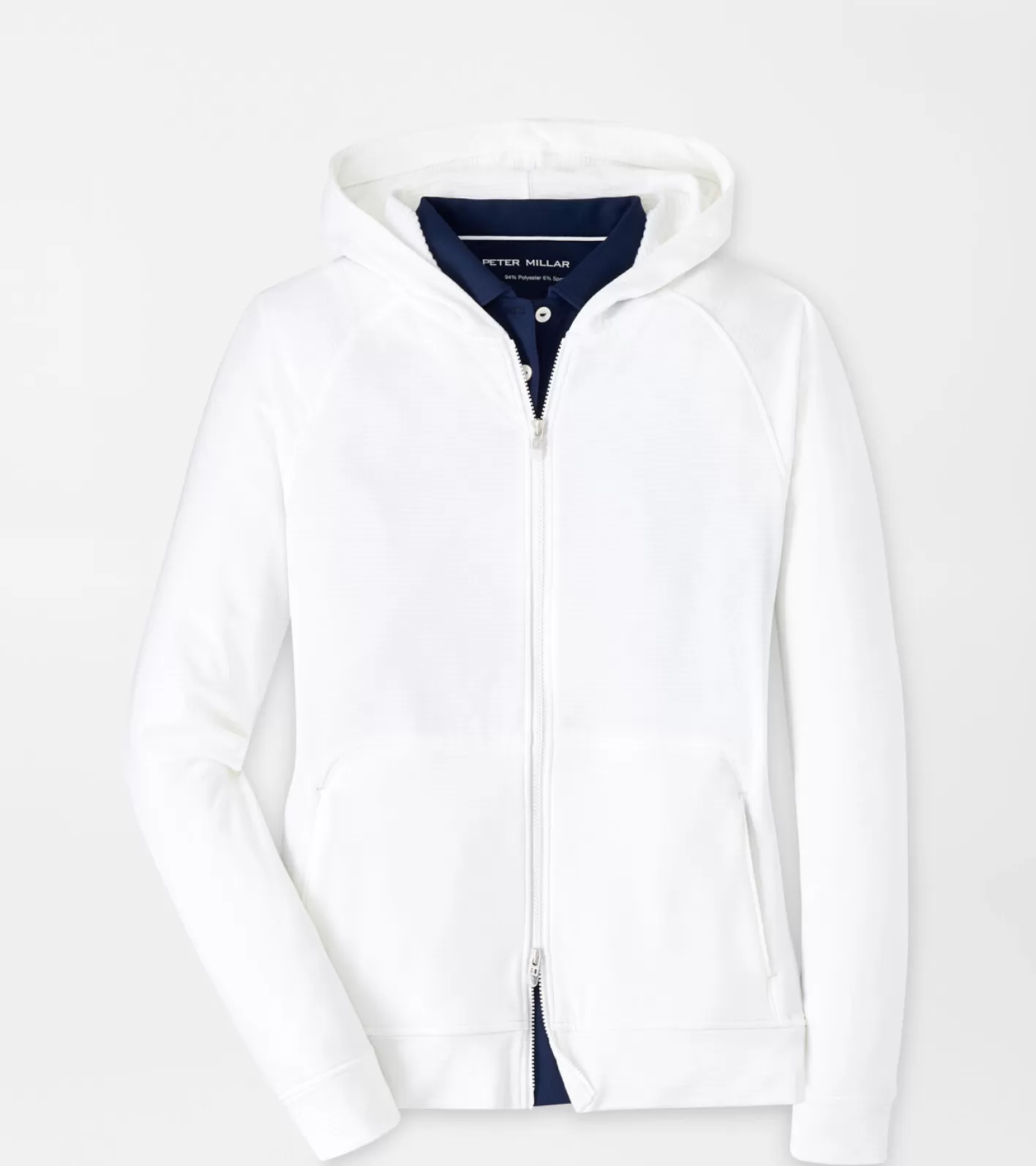 Crown-Peter Millar Crown Beaumont Full-Zip Hoodie