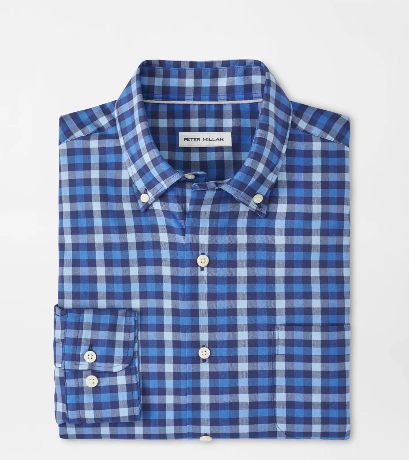 Coastal Adventure | U.S. Open Collection-Peter Millar Coastal Adventure | U.S. Open Collection Becket Cotton-Stretch Sport Shirt