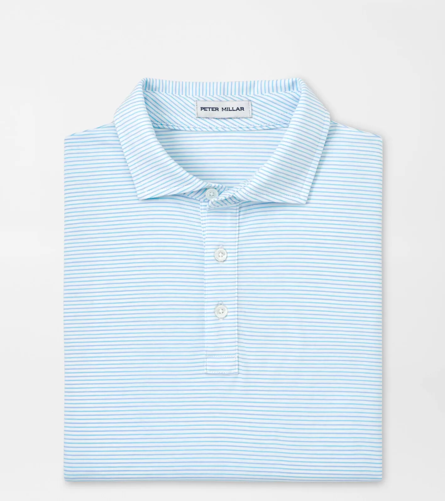 Polos-Peter Millar Polos Crown Comfort Cotton Polo Range Stripe