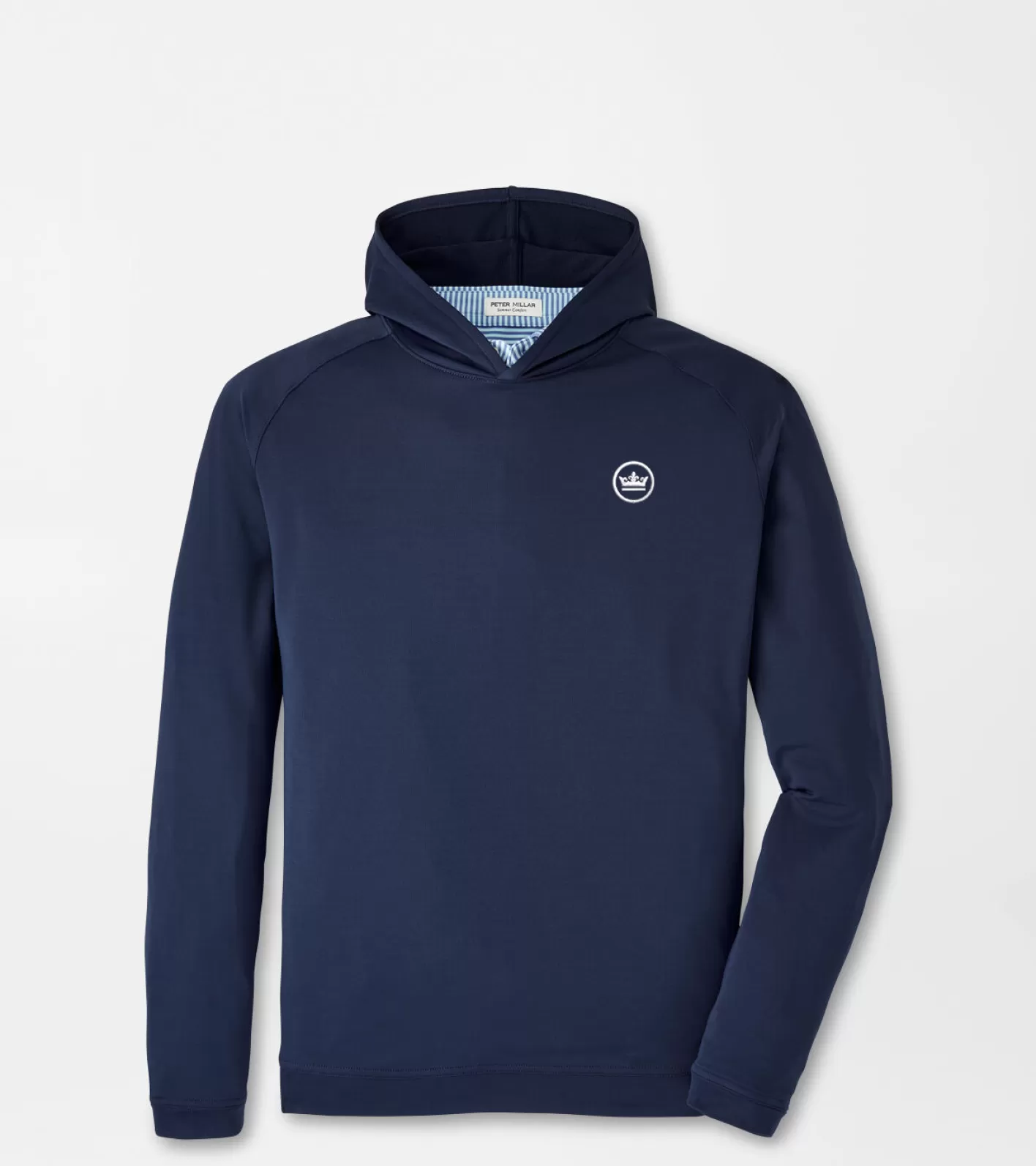 Polos | Sweaters-Peter Millar Polos | Sweaters Crown Seal Pine Performance Hoodie