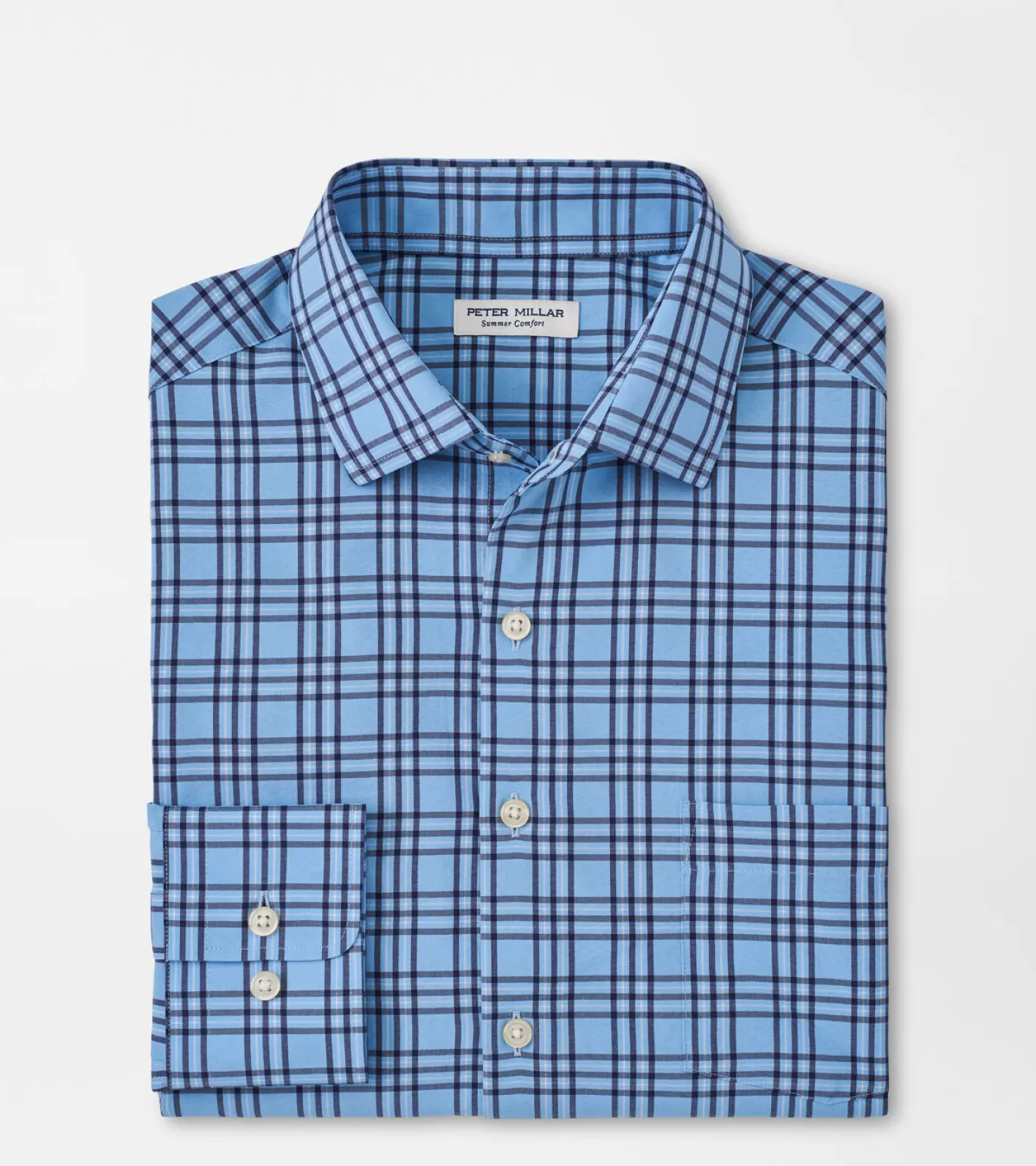 Coastal Adventure-Peter Millar Coastal Adventure Darien Performance Poplin Sport Shirt