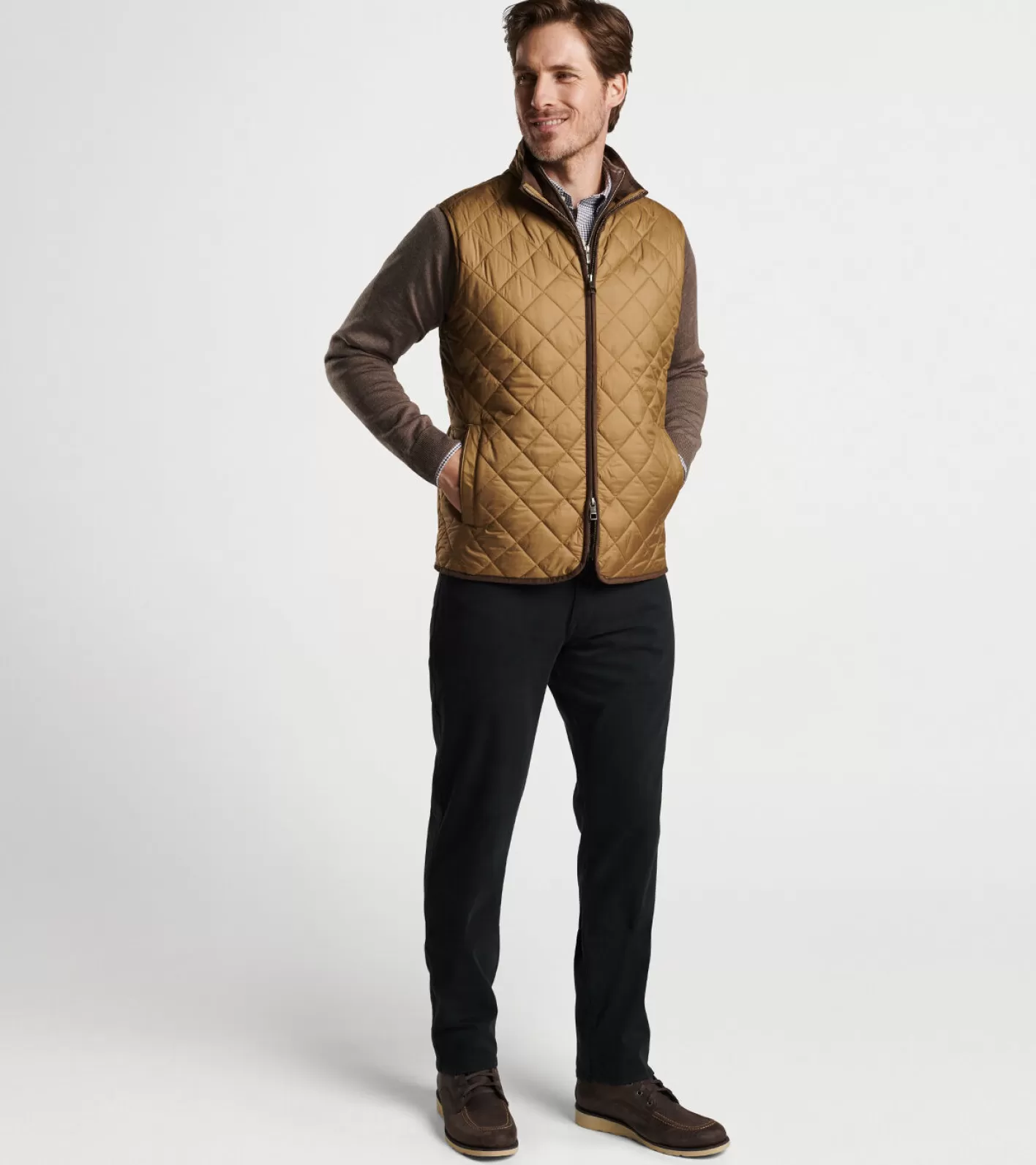 Coastal Adventure | U.S. Open Collection | Jackets & Coats-Peter Millar Coastal Adventure | U.S. Open Collection | Jackets & Coats Essex Quilted Travel Vest