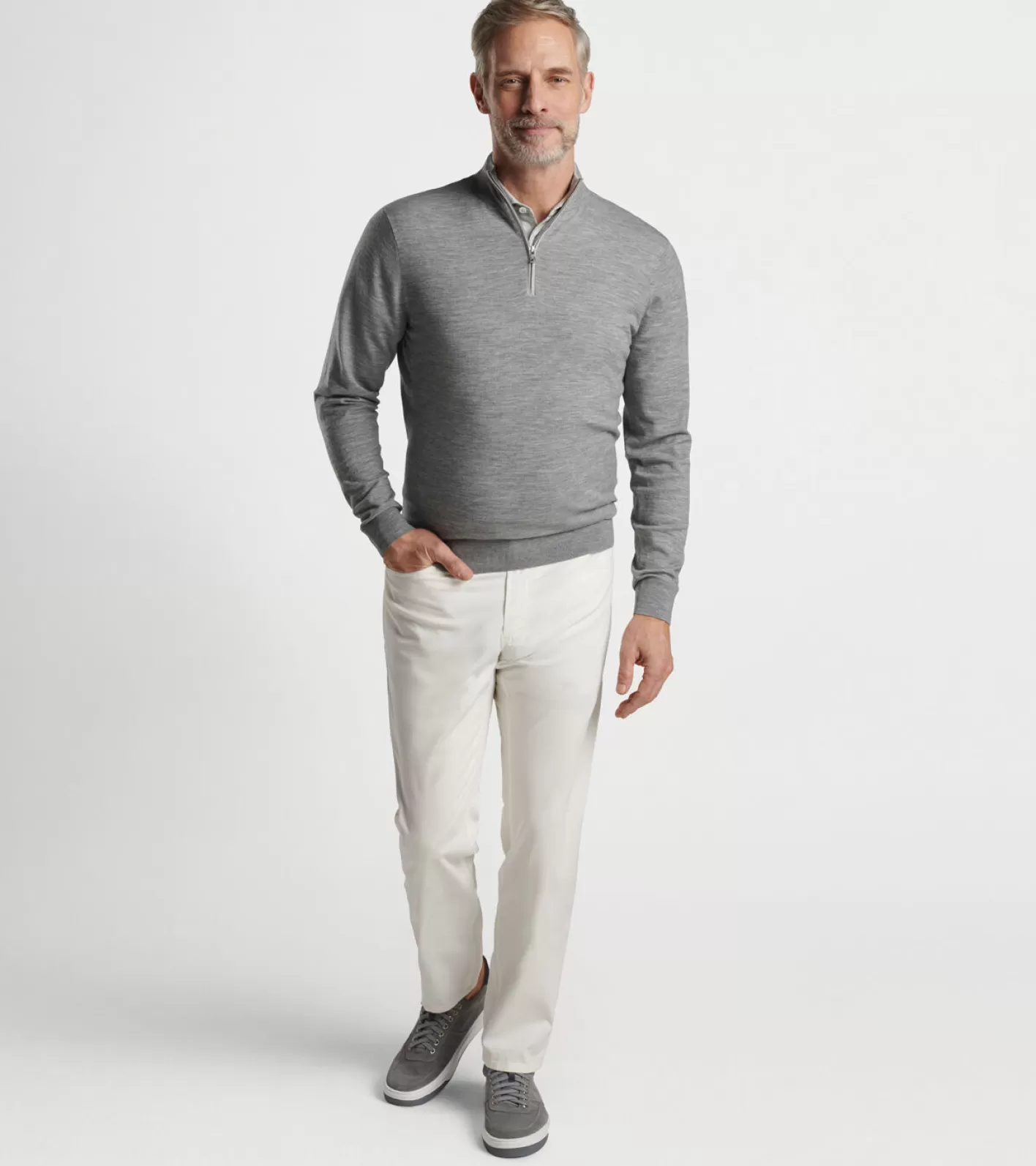 For The Course-Peter Millar For The Course Excursionist Flex Quarter-Zip