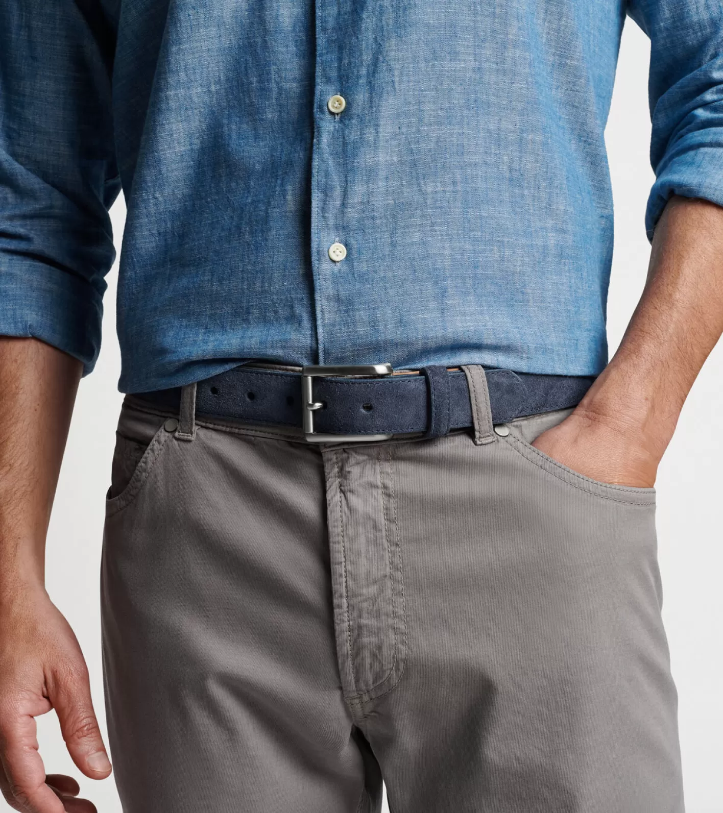 For The Course-Peter Millar For The Course Excursionist Suede Belt