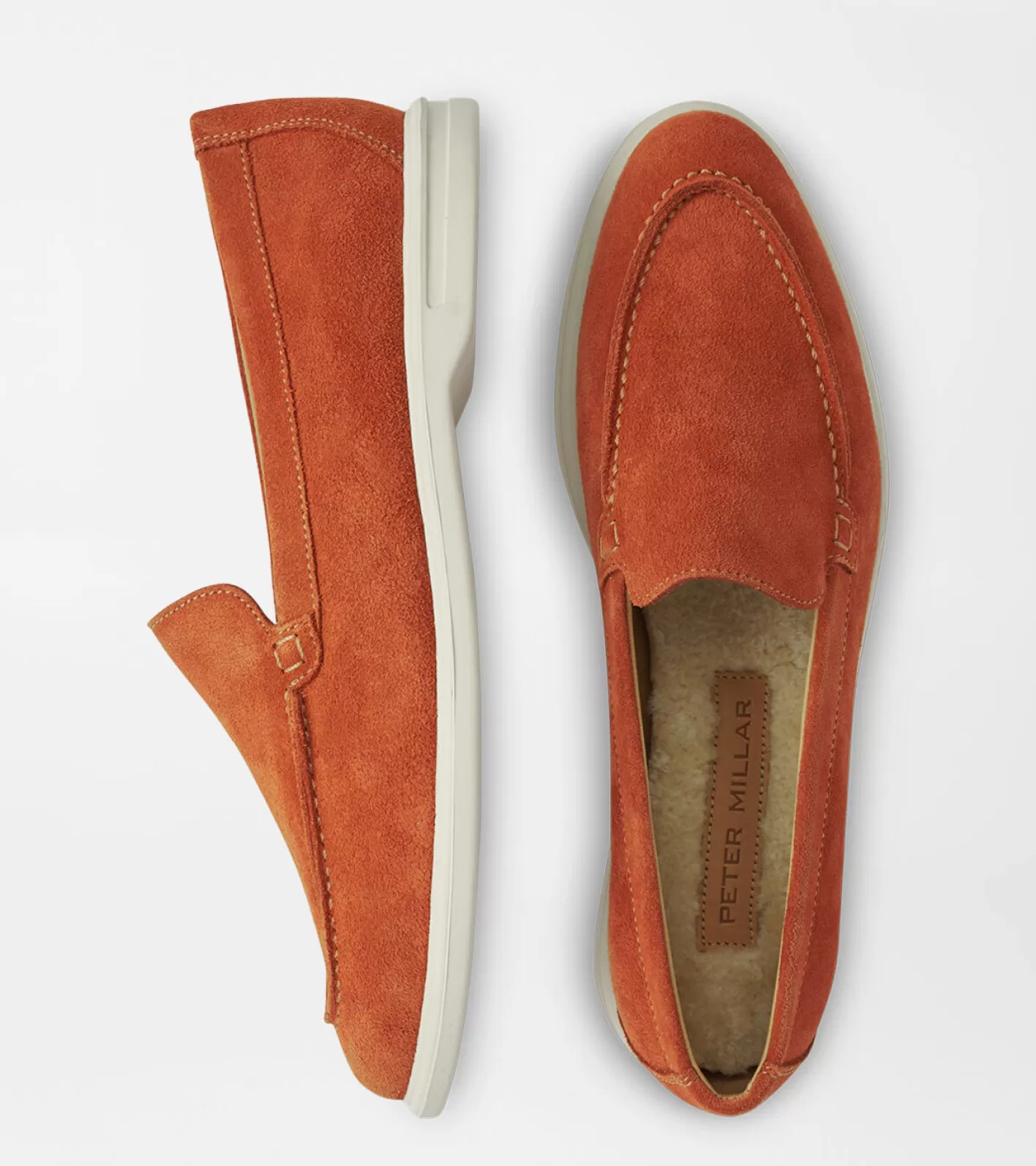 U.S. Open Collection-Peter Millar U.S. Open Collection Excursionist Venetian Shearling Loafer