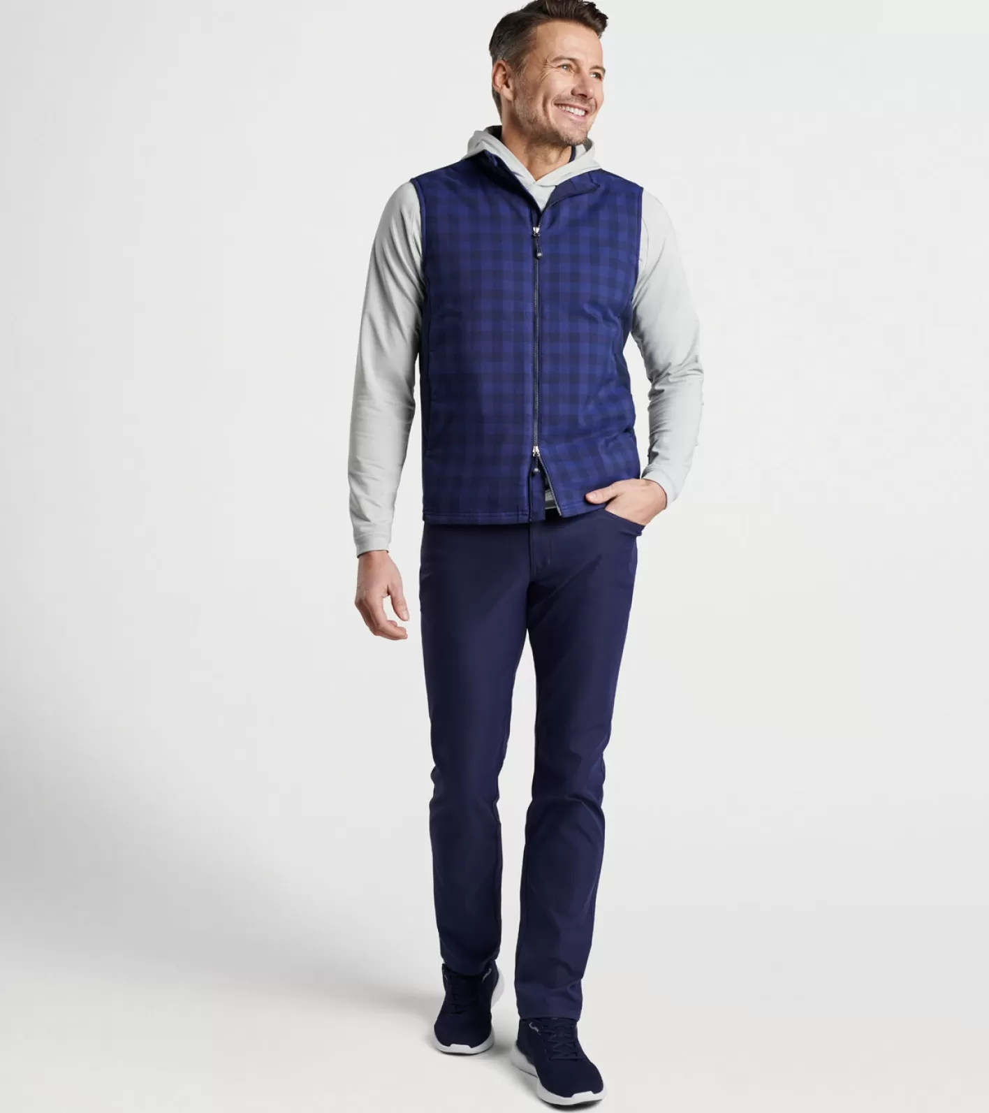 Travel Well | Jackets & Coats-Peter Millar Travel Well | Jackets & Coats Fuse Elite Flannel Hybrid Vest