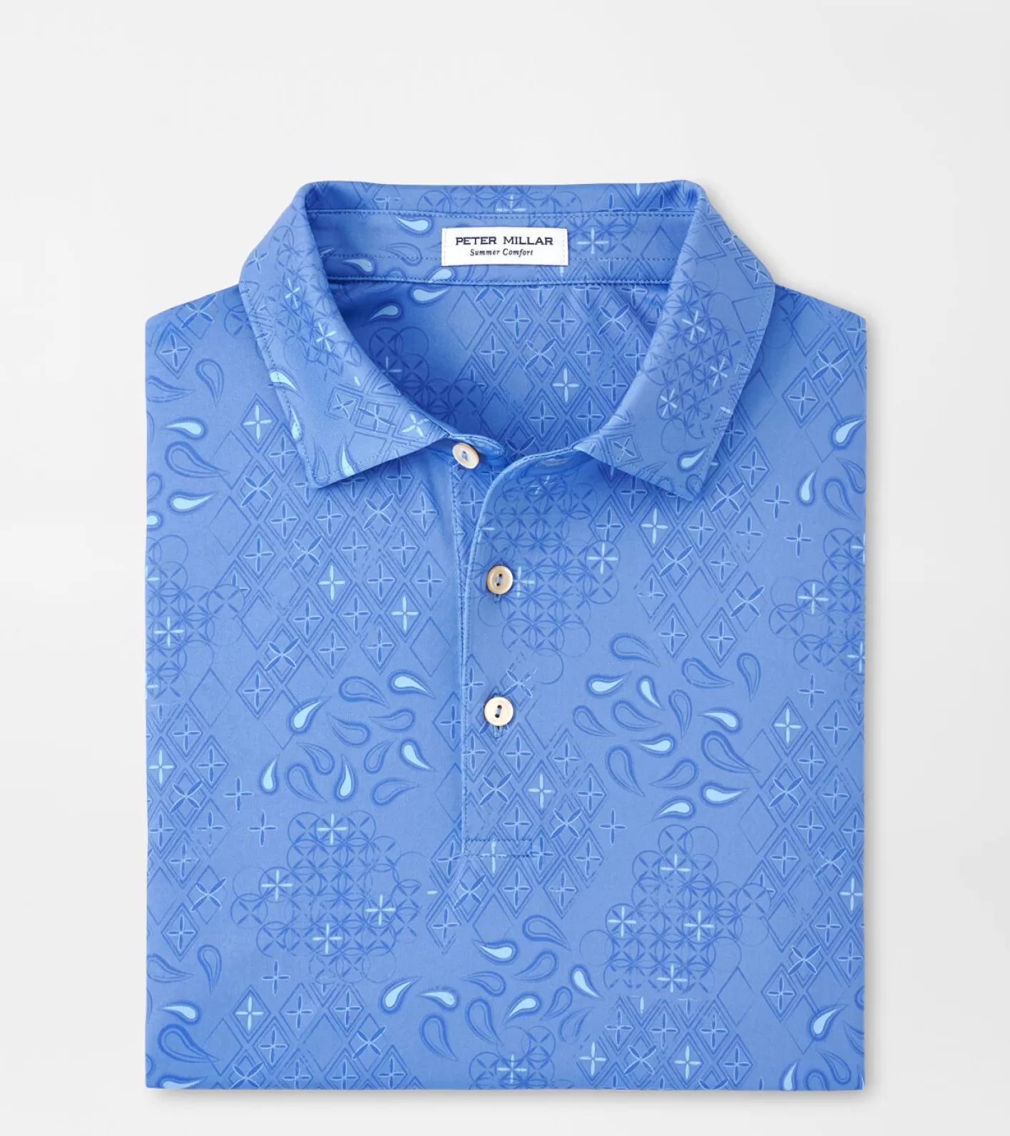 Travel Well | Polos-Peter Millar Travel Well | Polos Geo Paisley Performance Jersey Polo