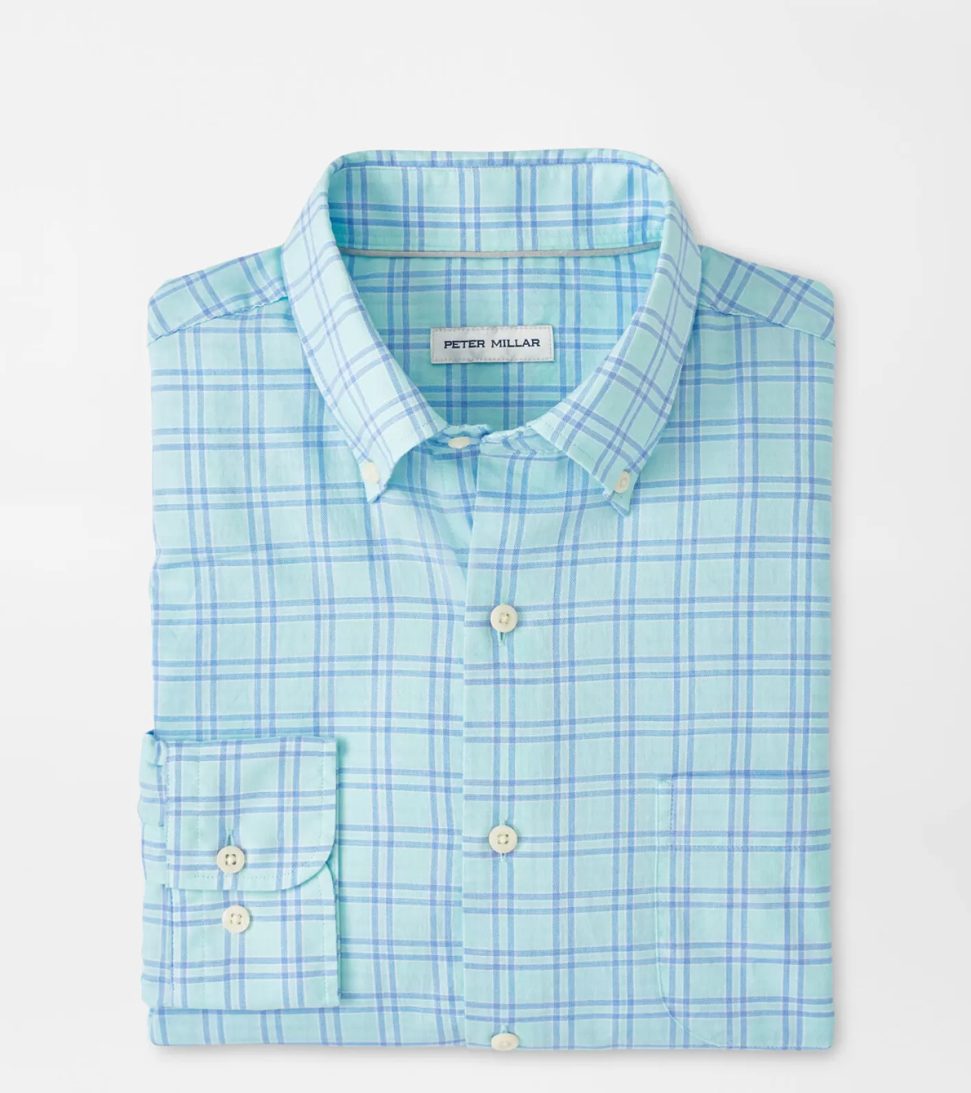 Coastal Adventure-Peter Millar Coastal Adventure Heron Cotton Sport Shirt