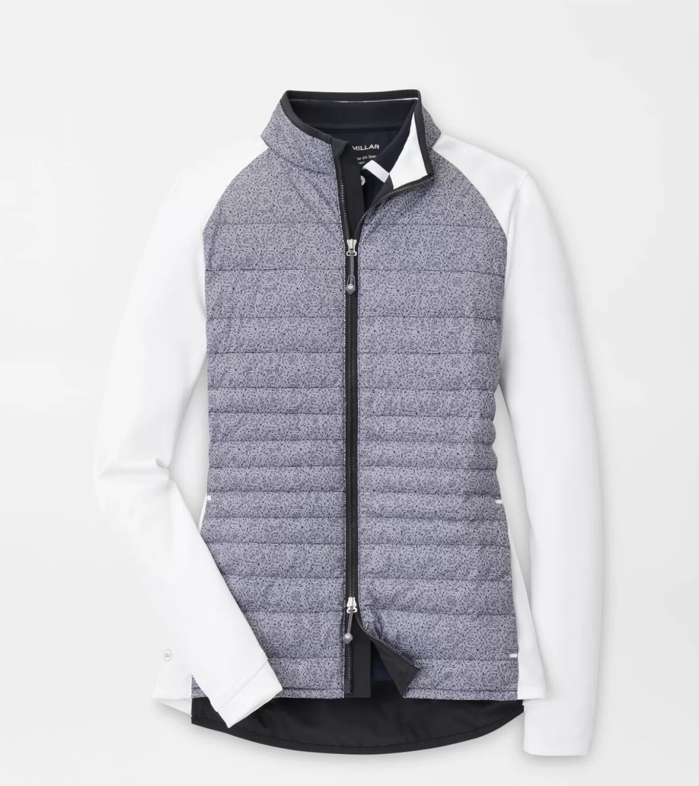 Crown-Peter Millar Crown Hexagons Print Merge Hybrid Jacket