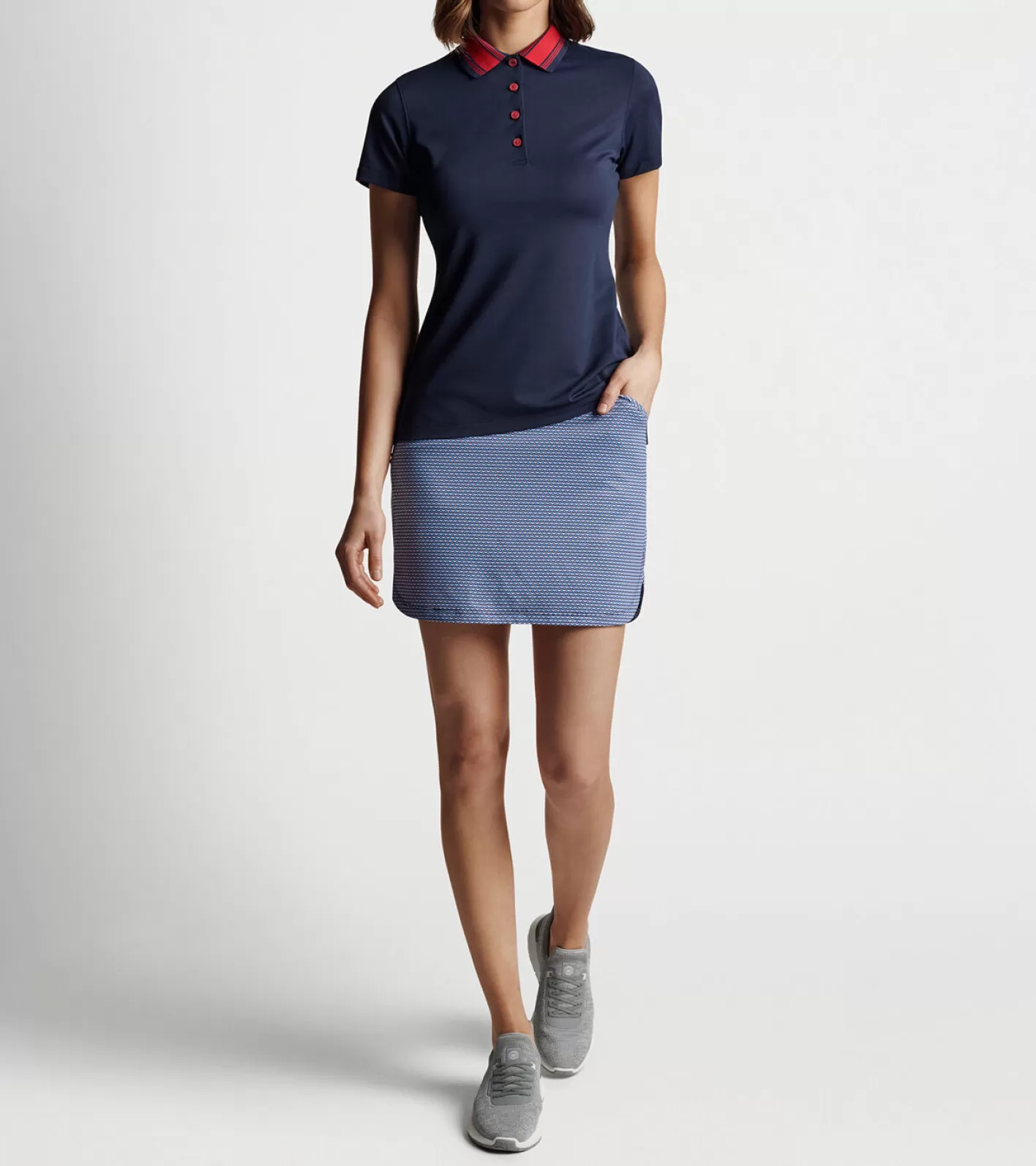 Crown | Find Your Fit-Peter Millar Crown | Find Your Fit Hicks Stripe Collar Sport Polo