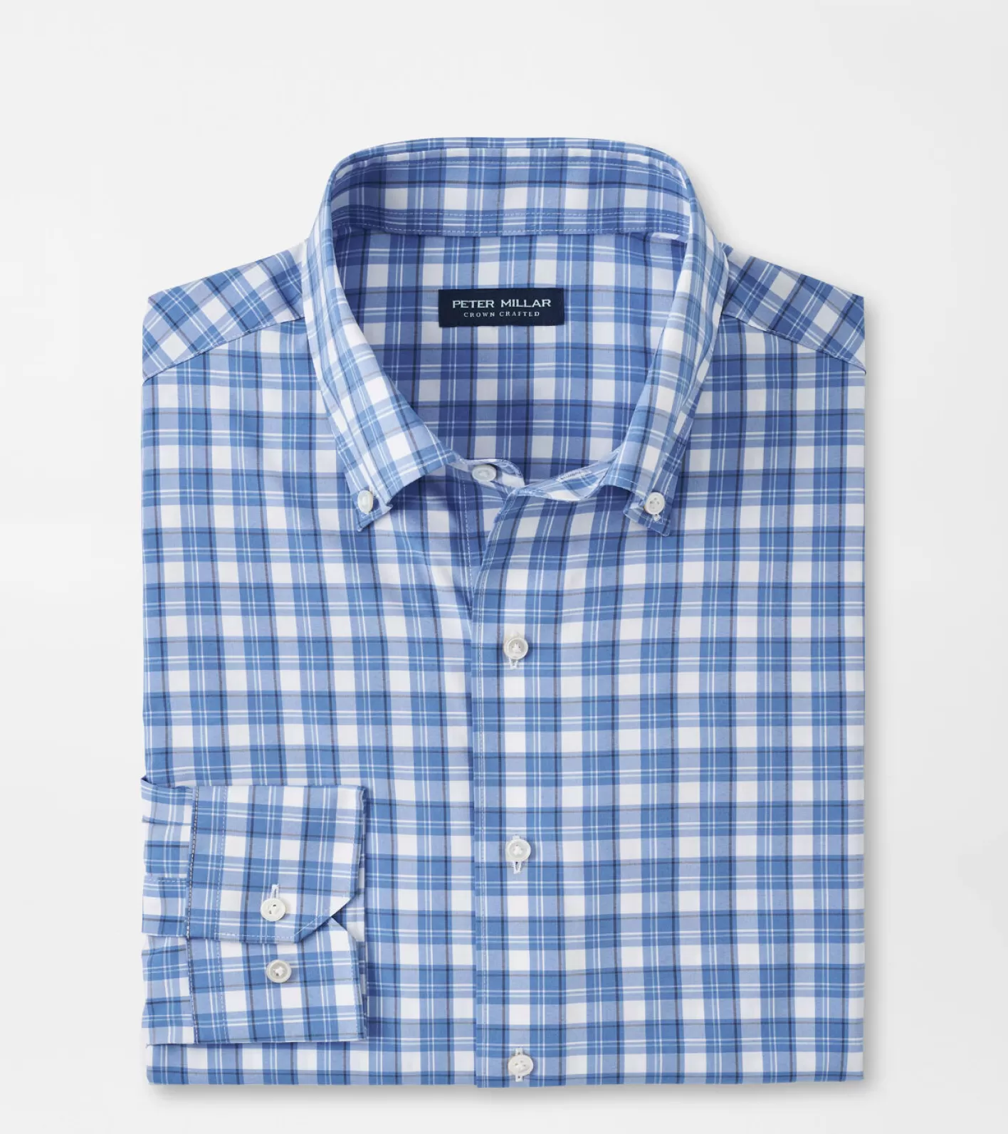 Travel Well-Peter Millar Travel Well Joplin Performance Poplin Sport Shirt