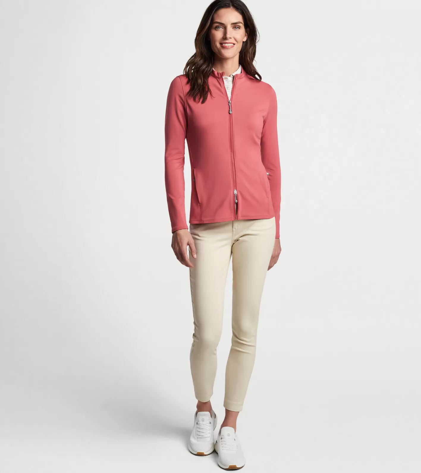 Crown-Peter Millar Crown Katy Full-Zip Layer