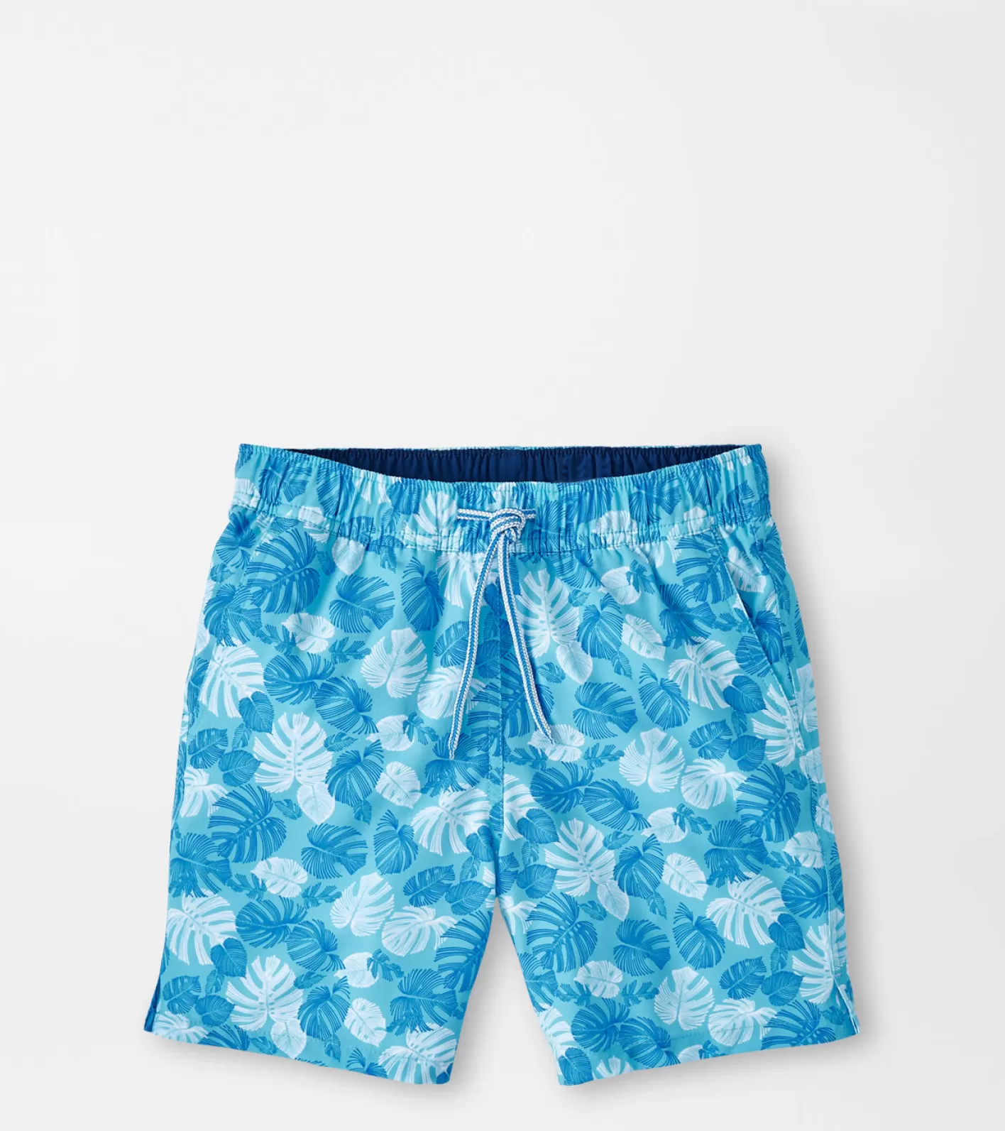 Active-Peter Millar Active Linework Monstera Youth Swim Trunk