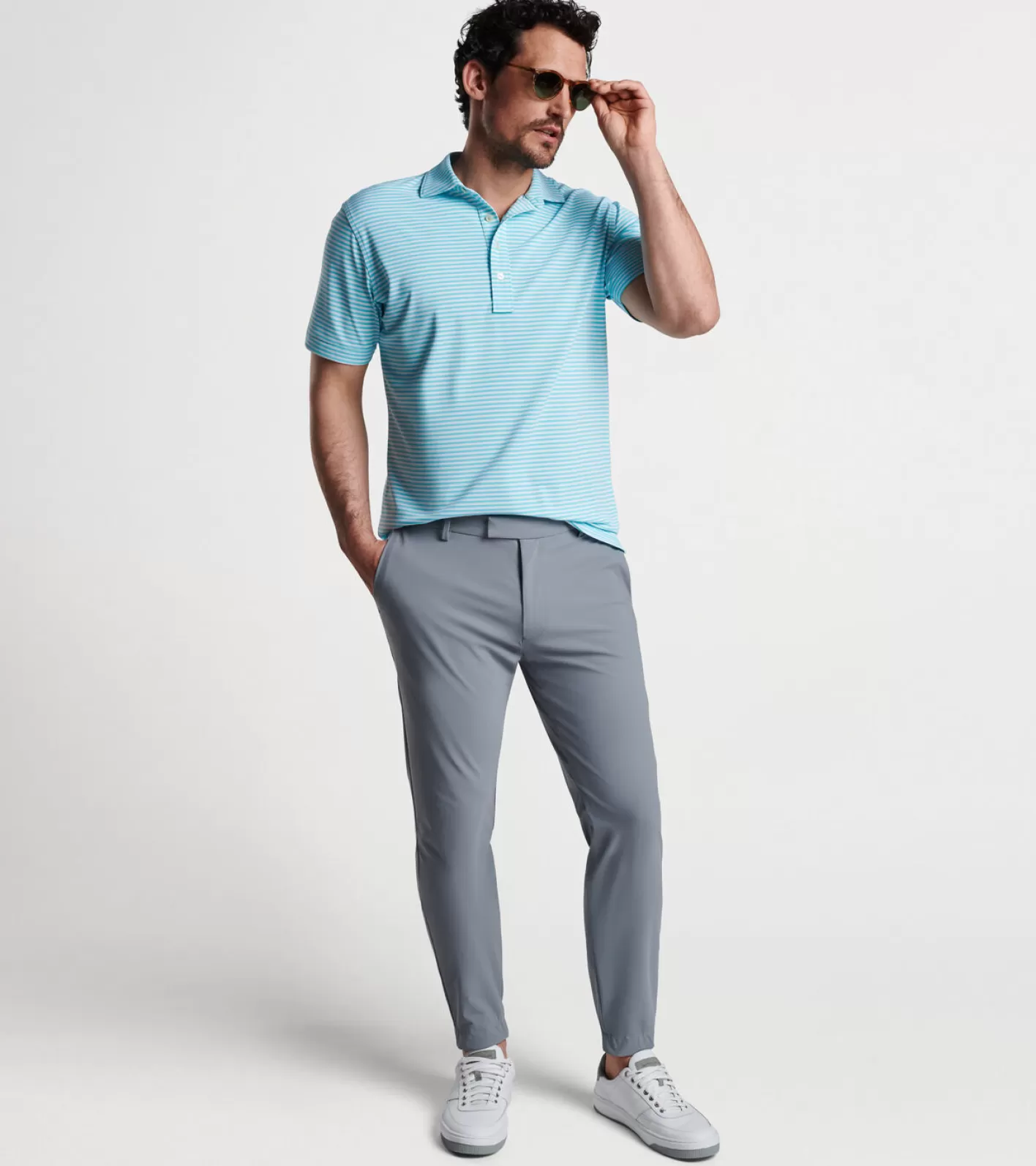 Travel Well | Polos-Peter Millar Travel Well | Polos Mood Performance Mesh Polo