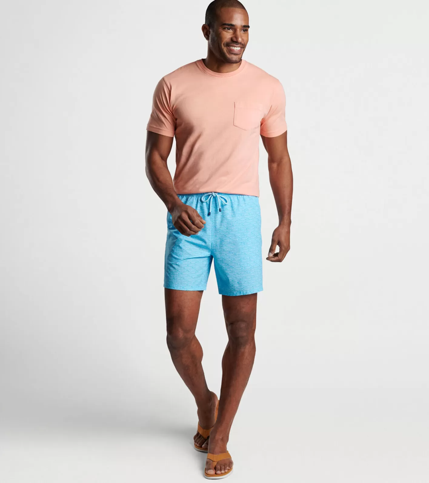 Coastal Adventure | Mountain Getaway | T-Shirts-Peter Millar Coastal Adventure | Mountain Getaway | T-Shirts Ocean Traffic Swim Trunk