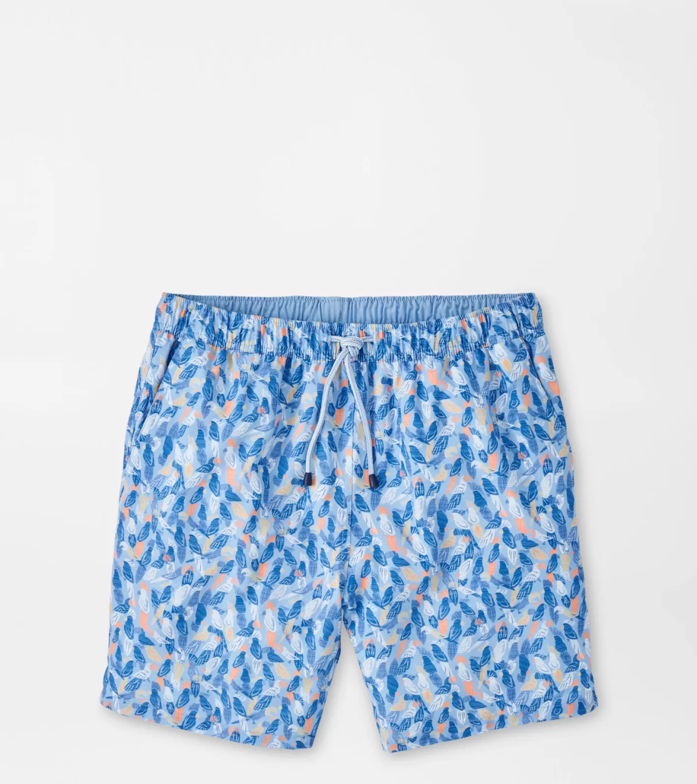 T-Shirts-Peter Millar T-Shirts Parrot Talk Swim Trunk