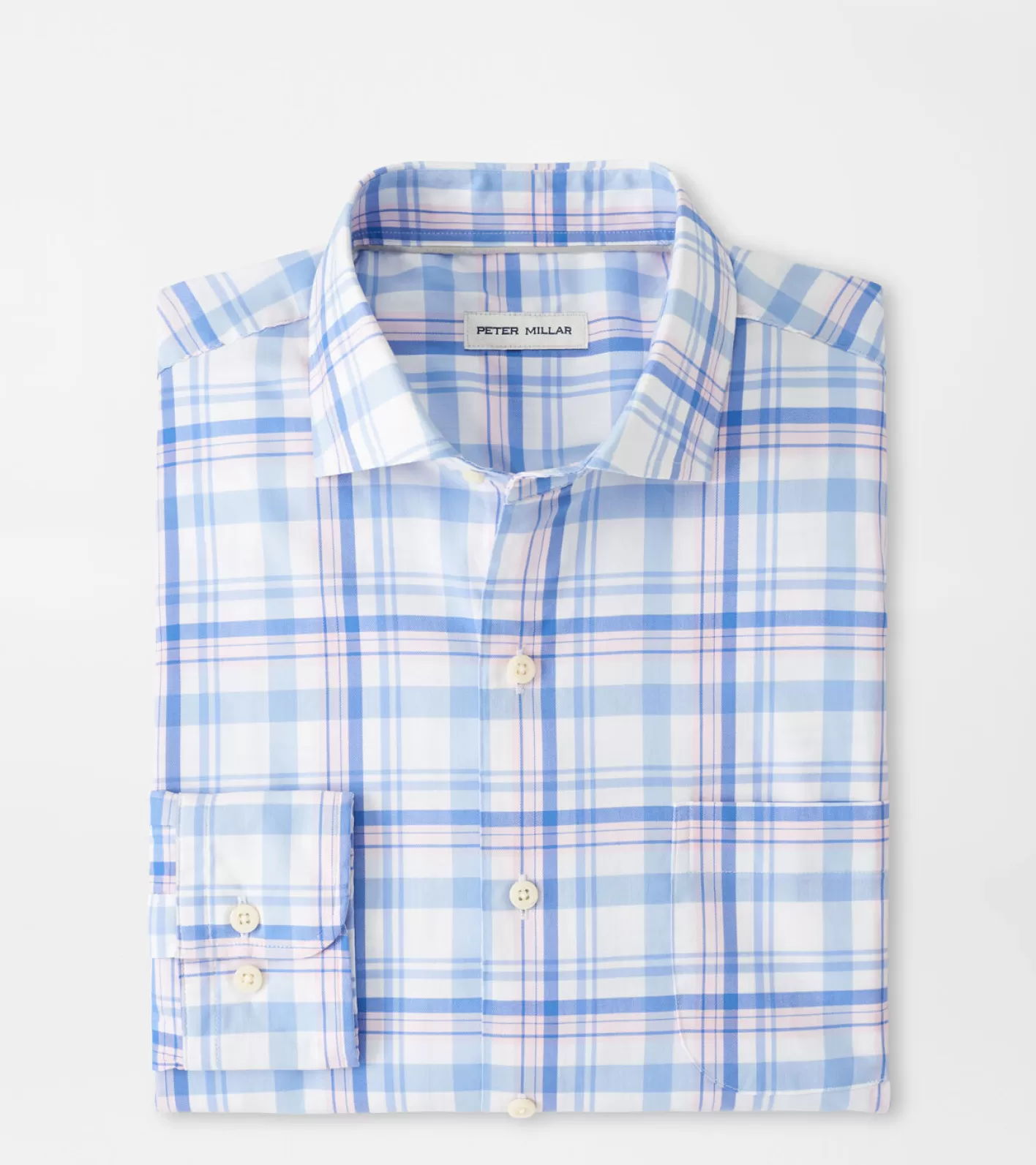 Coastal Adventure | Mountain Getaway-Peter Millar Coastal Adventure | Mountain Getaway Payson Cotton-Stretch Sport Shirt