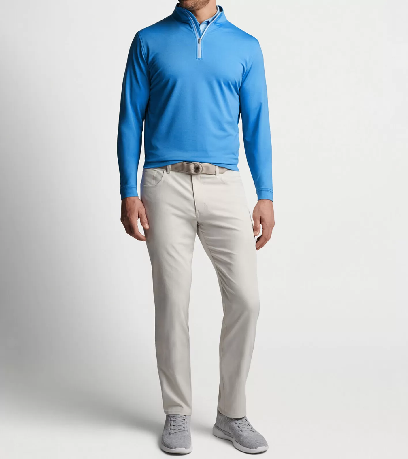 Sweaters-Peter Millar Sweaters Perth Mélange Performance Quarter-Zip