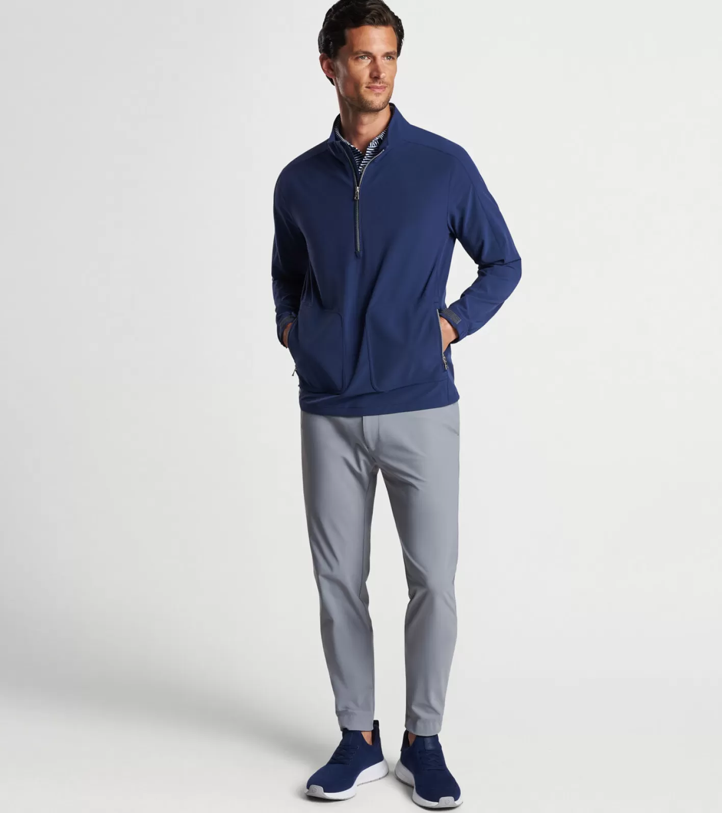 Travel Well-Peter Millar Travel Well Quest Half-Zip