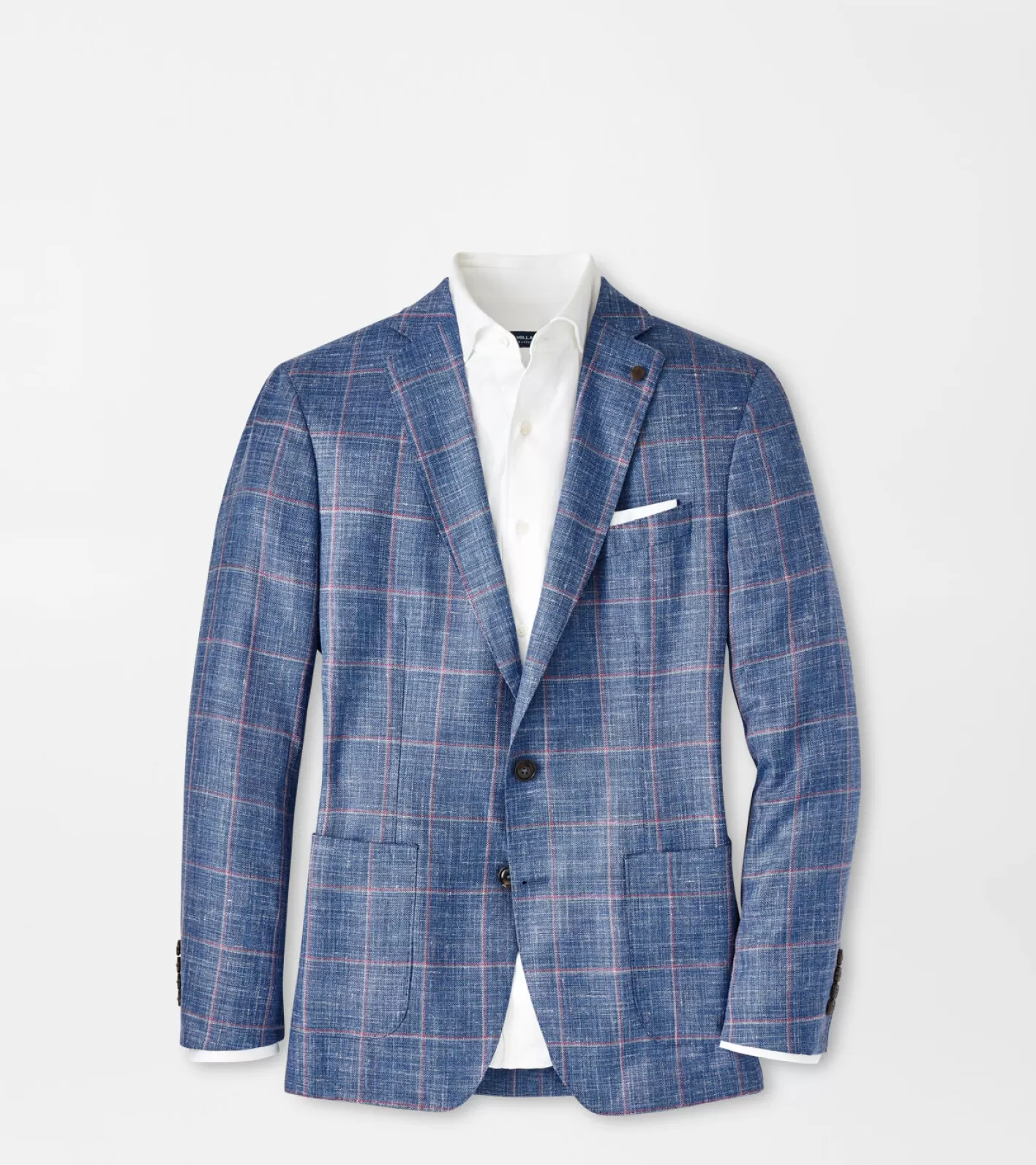 For The Course-Peter Millar For The Course Roseville Windowpane Soft Jacket