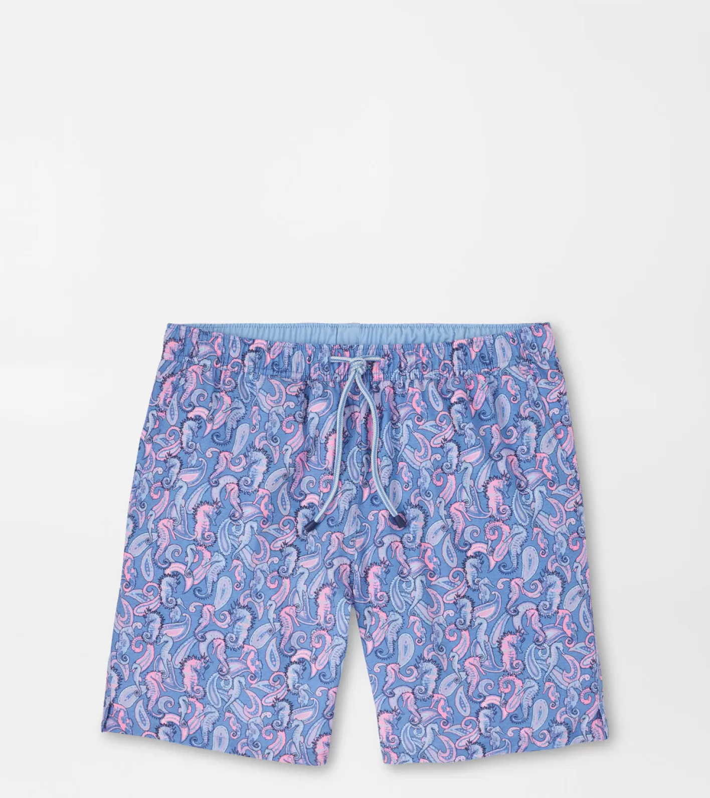 T-Shirts-Peter Millar T-Shirts Seahorse Paisley Swim Trunk