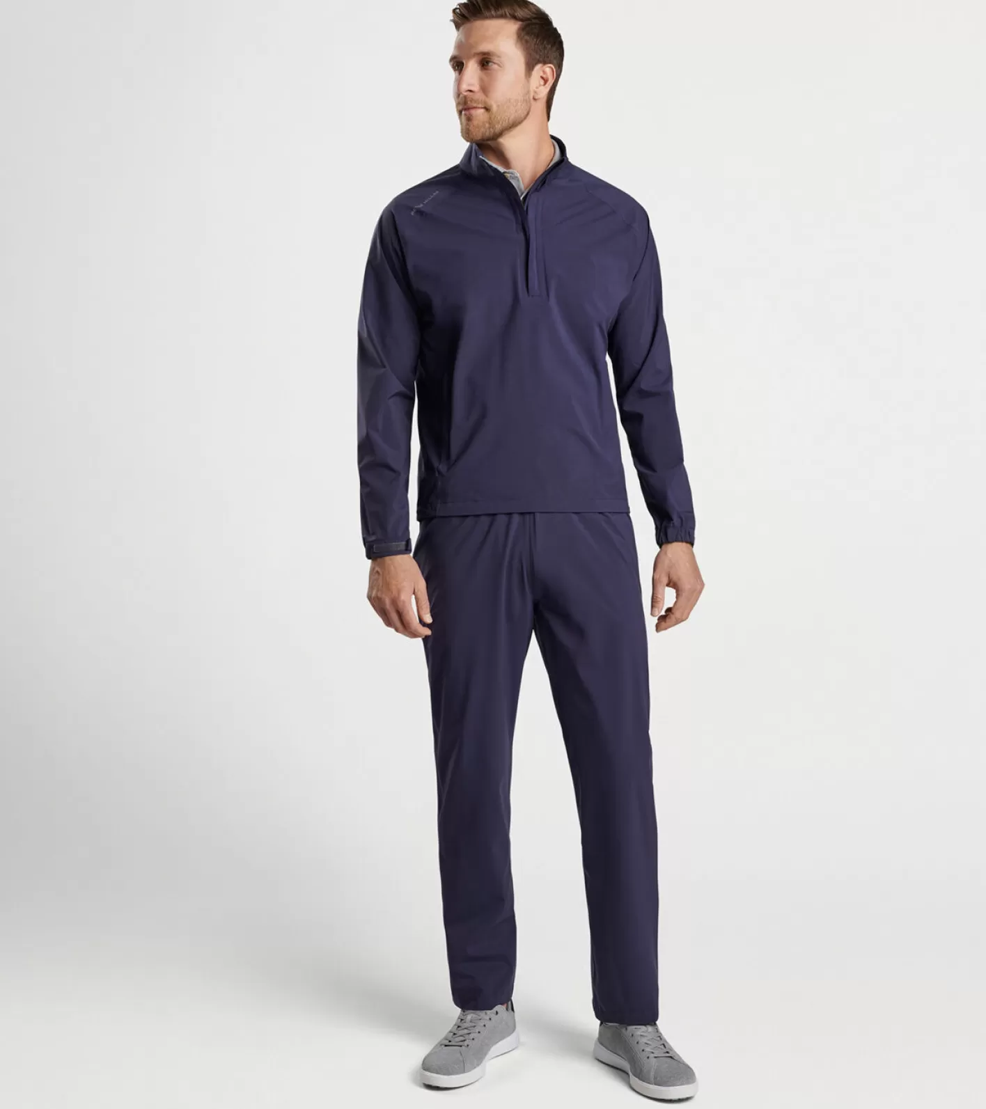 Travel Well-Peter Millar Travel Well Shield Half-Zip Rain Shell