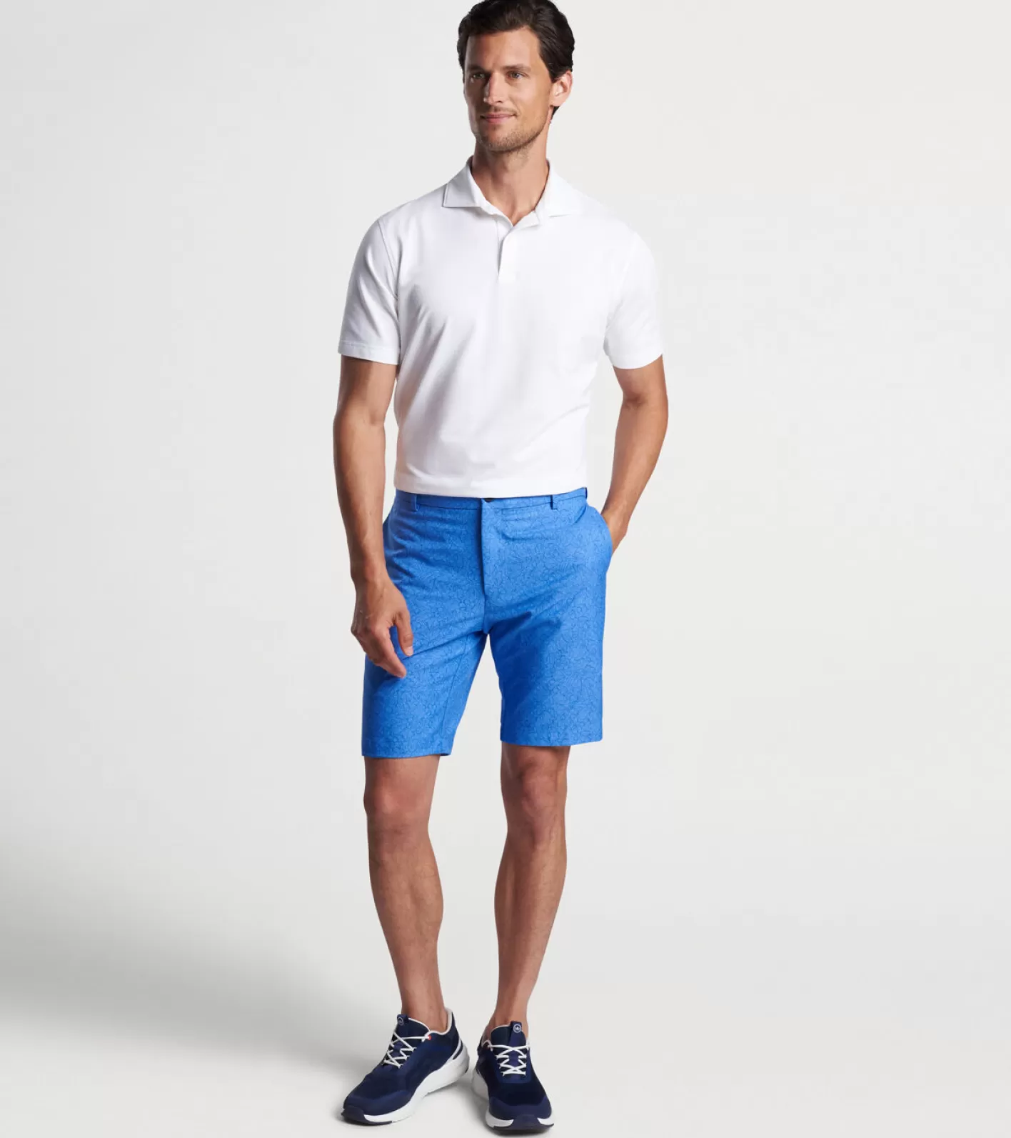 Travel Well | T-Shirts-Peter Millar Travel Well | T-Shirts Surge Trellis Performance Short