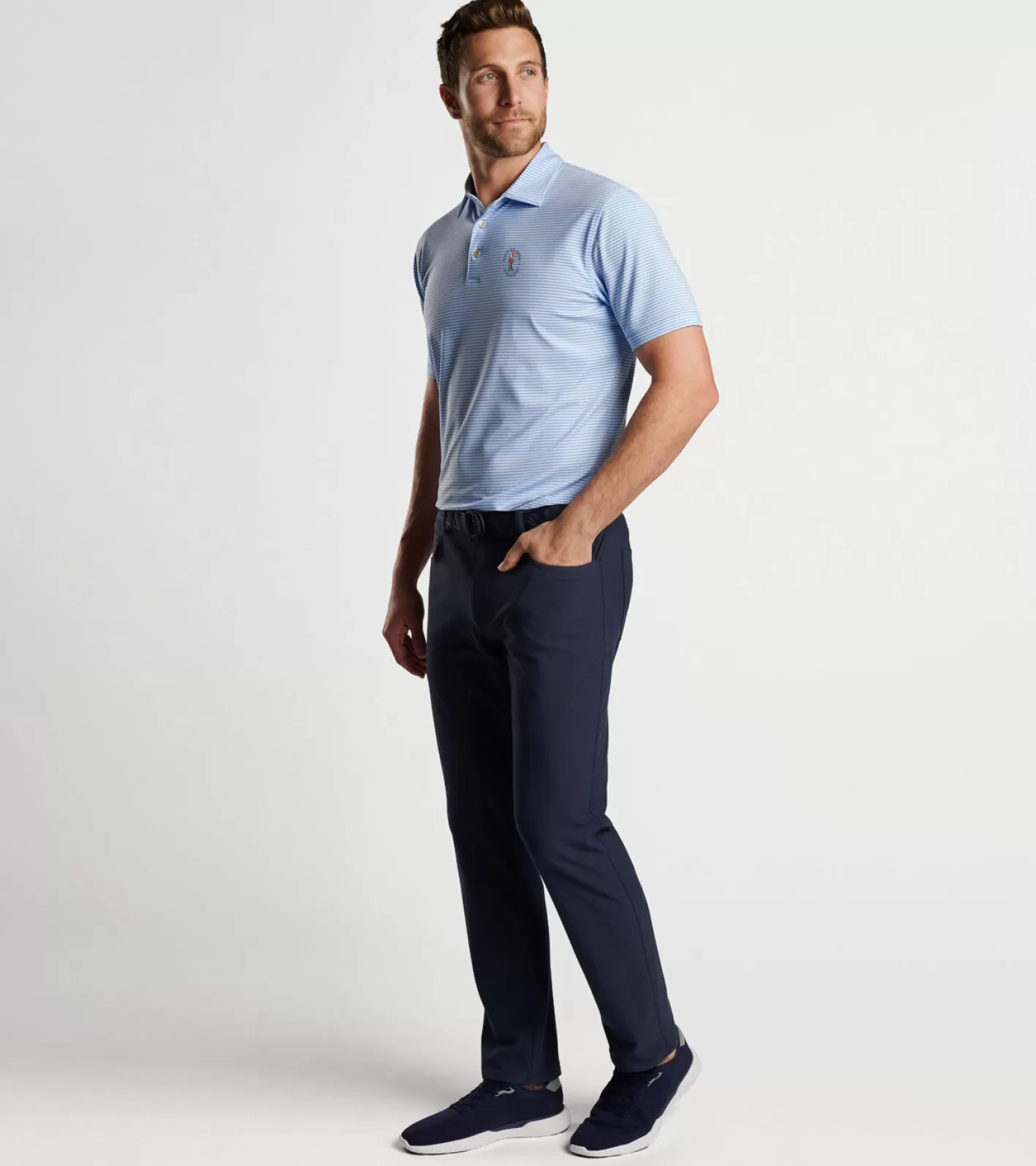 U.S. Open Collection-Peter Millar U.S. Open Collection 124th U.S. Open Hales Performance Jersey Polo