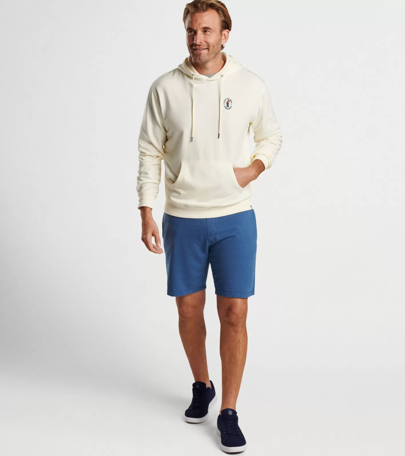 U.S. Open Collection-Peter Millar U.S. Open Collection 124th U.S. Open Lava Wash Garment Dyed Hoodie