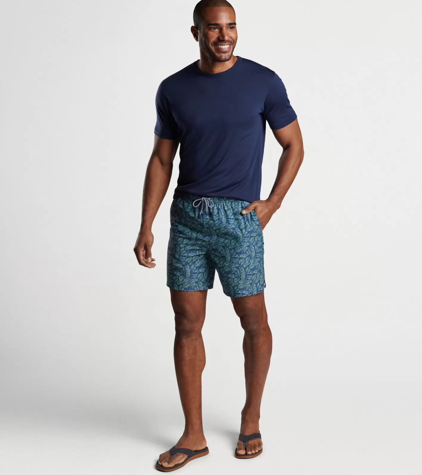 Coastal Adventure | Mountain Getaway | T-Shirts-Peter Millar Coastal Adventure | Mountain Getaway | T-Shirts Tropical Shade Swim Trunk