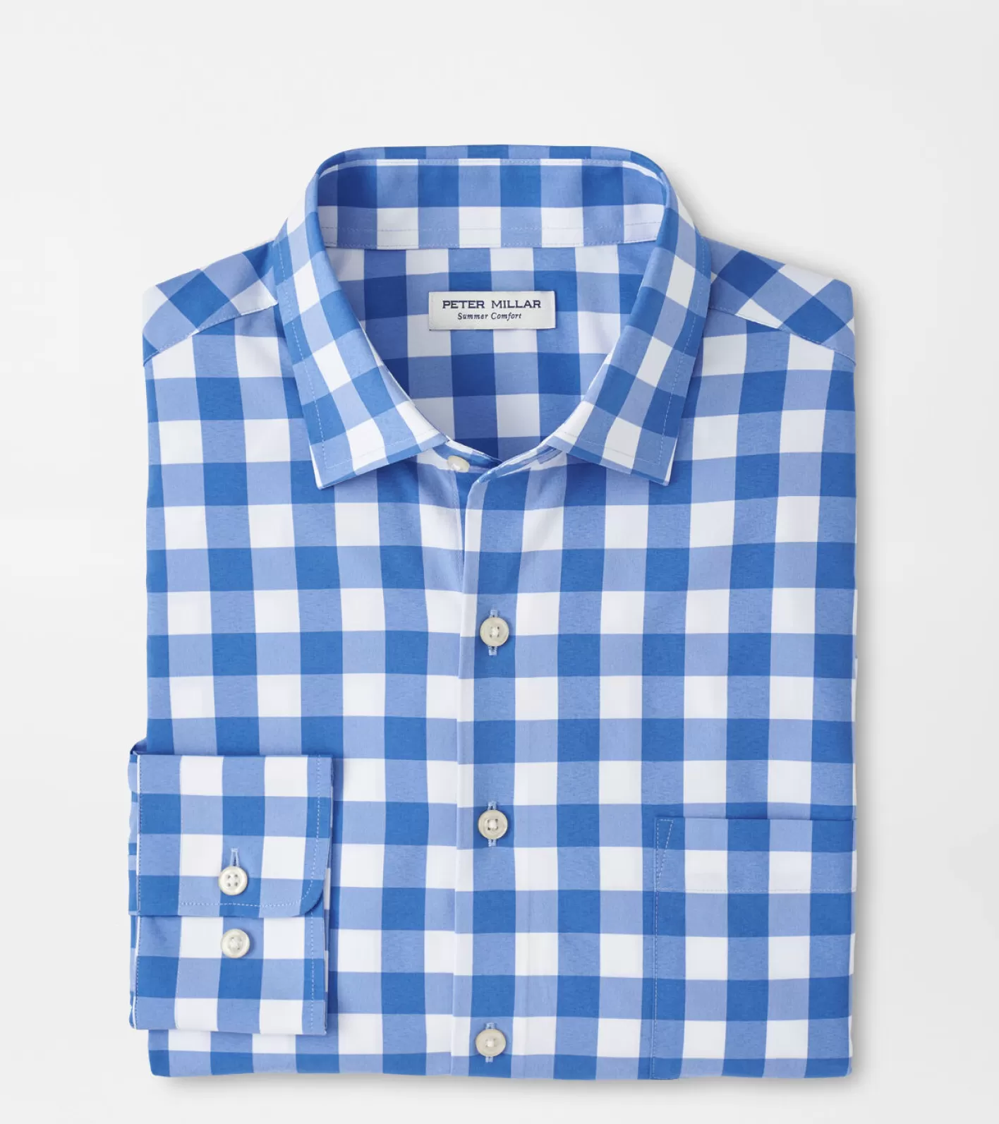 Coastal Adventure-Peter Millar Coastal Adventure Van Ness Performance Poplin Sport Shirt