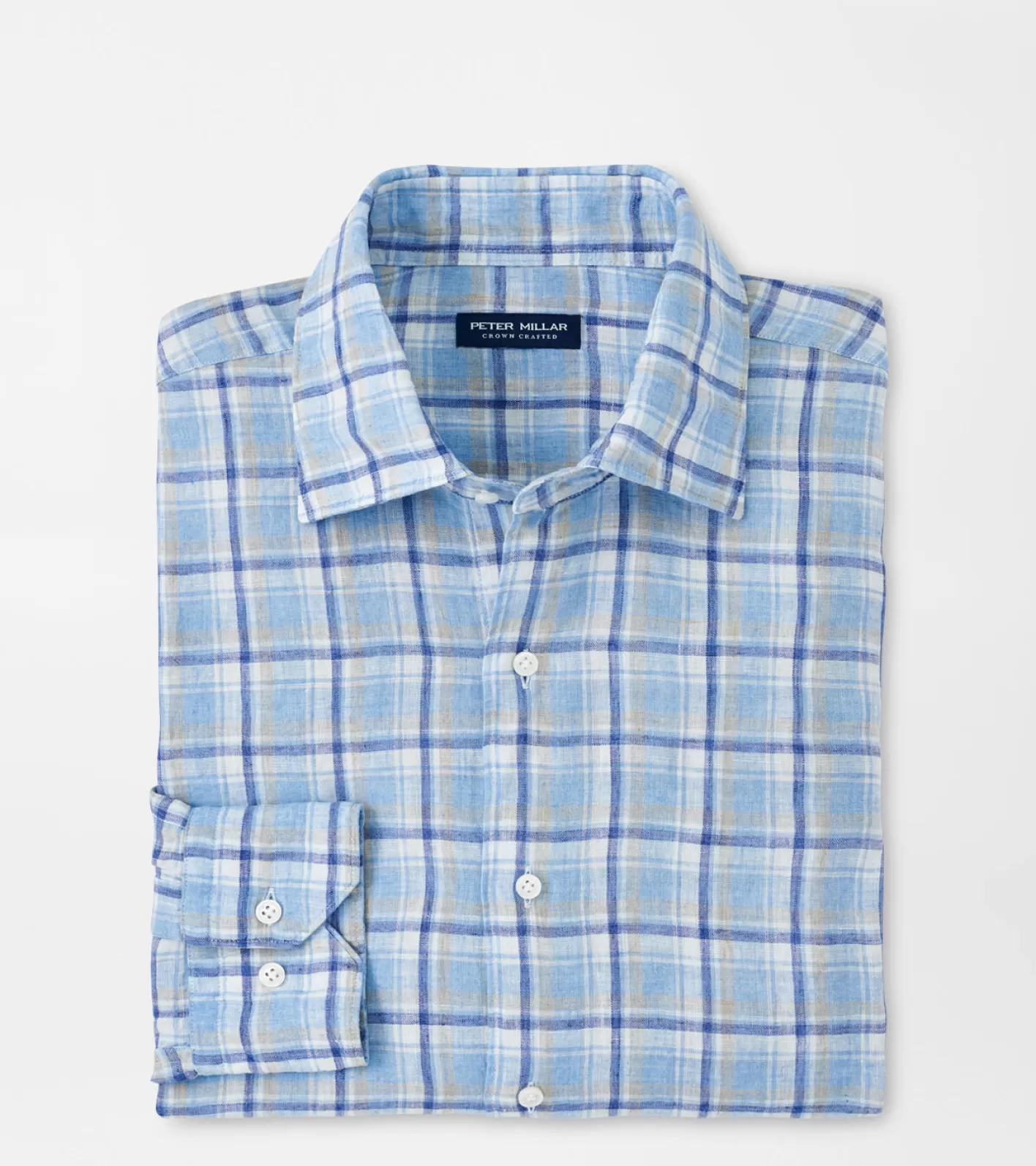 For The Course | Coastal Adventure-Peter Millar For The Course | Coastal Adventure Woodlawn Linen Sport Shirt